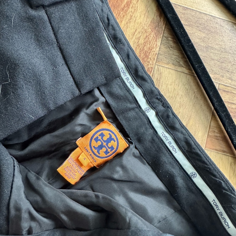 Tory Burch Black Work Pants